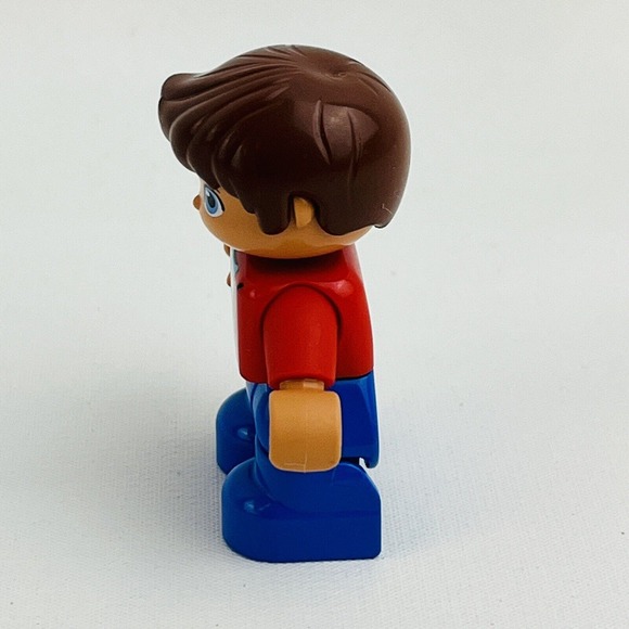 LEGO Duplo 10906 Tropical Island William Boy‎ Red Hoodie Replacement Figure Only - Picture 4 of 5